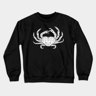 Native Inspired Dungeness Crab Crewneck Sweatshirt